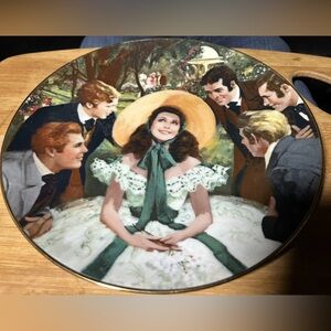 Scarlet & her suitors By H Rogers 1st issue in Gone with the wind plate collect